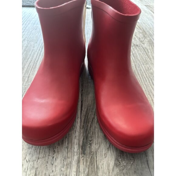 Chooka Crimson Rubber Pull On Waterproof Atlas Shortie Rain Boots Size 8M - Picture 3 of 12
